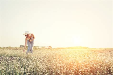 cogiendo en el campo